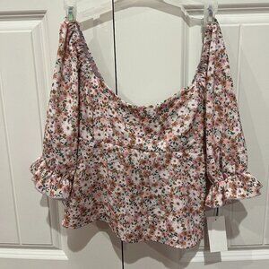 Floral Babydoll Shirt